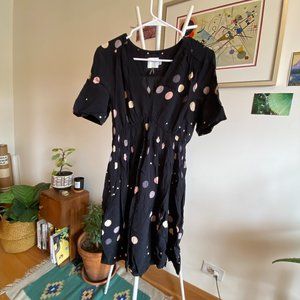 A-Line polka dot dres